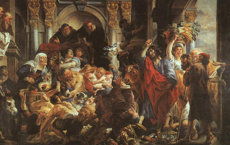 Jacob Jordaens Christ Driving the Merchants from the Temple oil painting picture